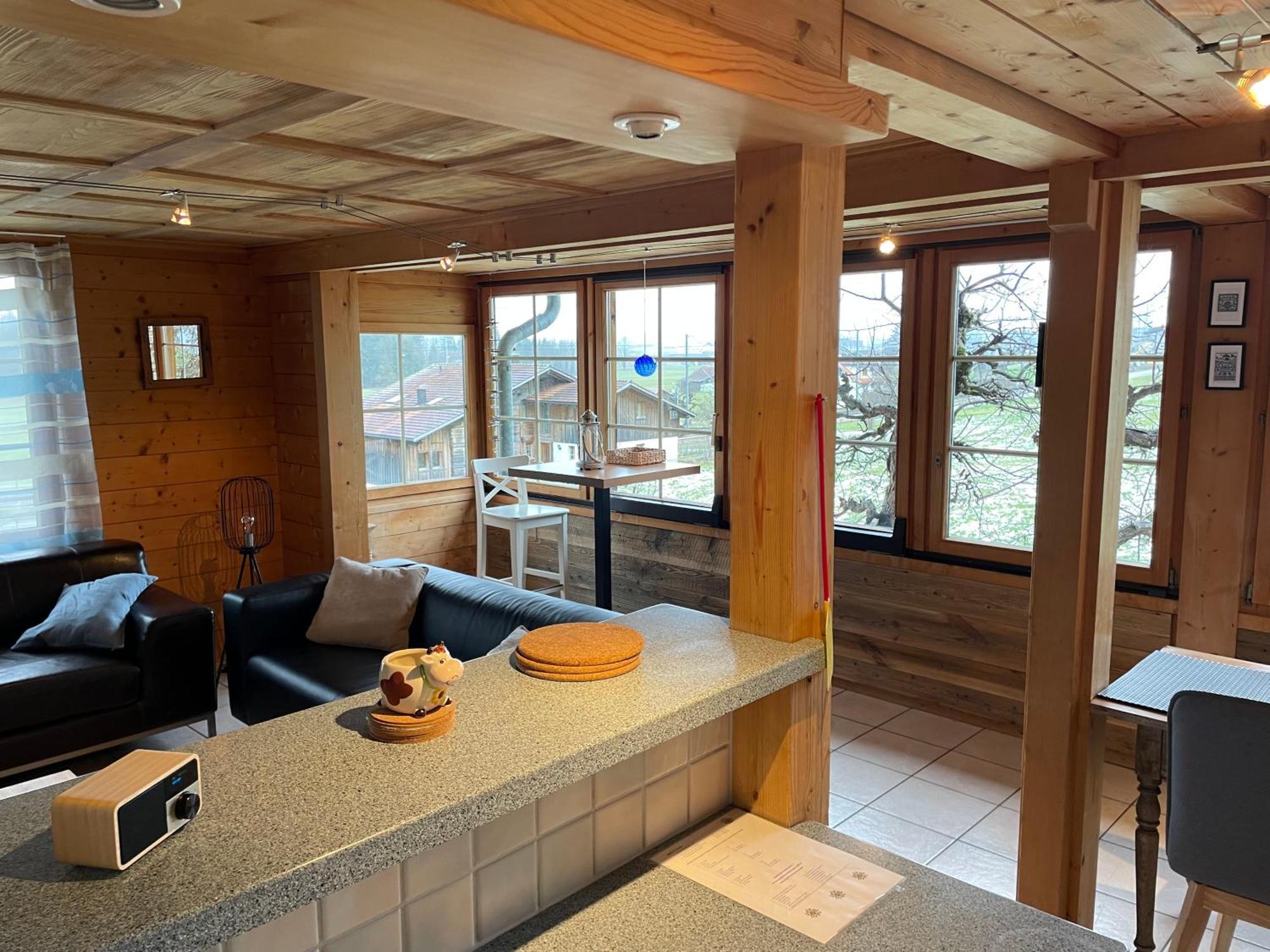 Edelweiss 4 Zi Ferienwohnung In Landhaus Фрутиген Экстерьер фото